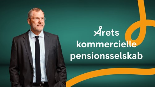 Velliv blev i 2020 kåret til årets kommercielle pensionsselskab + Steen Michael Erichsen