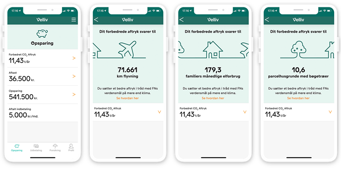 Vellivs app i et digitalt design