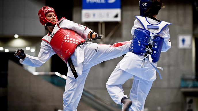 Lisa Gjessing kæmper i Taek Wondo